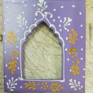 Lavender Printed Colour Wooden Hanging Photo Frame