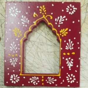 Red Printed Colour Wooden Hanging Photo Frame