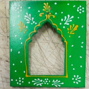 Green Printed Colour Wooden Hanging Photo Frame