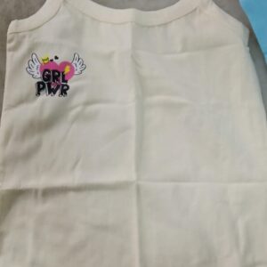 Cotton Plain Ladies And Girls Dorislip Camisole Cream Colour Free Size