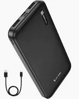 Dr Vaku Cyrex 10000Mah Power Bank Slim Design Dual Usb Output Type C Black