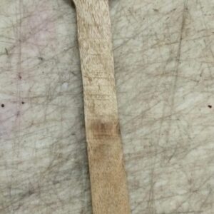 Polished 30Cm Brown Wooden Spatula Pack Of 2