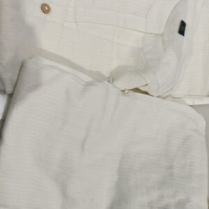 Women Kurta Set Cream Colour Size Xl