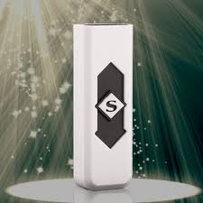 Usb Lighter Electronic Usb Windproof Rechargeable Cigarette Lighter White