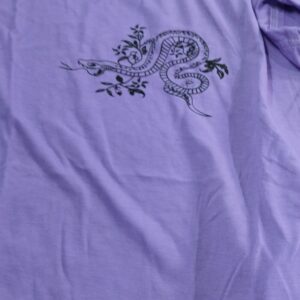 Women Tshirt Color Purple Size Xl