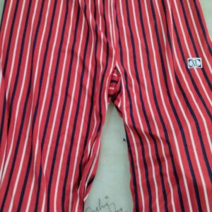 Women Pajama Color Red And White Stripe Size Xl