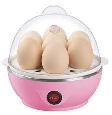 Egg Boiler Electric Automatic Off 7 Egg Poacher Cooking Boiling Frying 350 Watts Multicolor