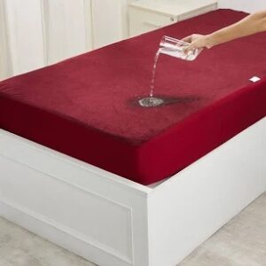 Father Lite Mattress Protector Red Color Size 72X78