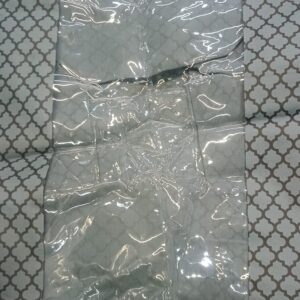 Blue Color Storage Transparent Blanket Bag