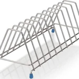 Stainless Steel 10 Section Kitchen Plate Rack