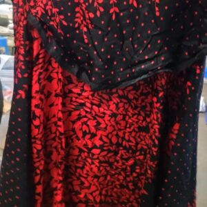 Women Red Colour Plazo Dress Set Size Xl