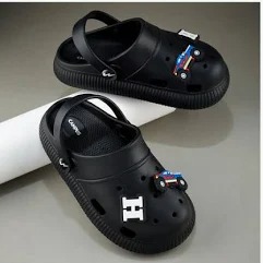 Campus Black Boys Clogs Size 26