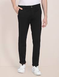 Us Polo Assn Slim Fit Men Black Trousers Size 30