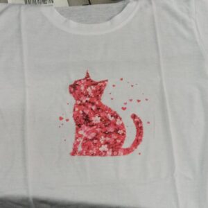 White Colour T Shirt For Women Size M