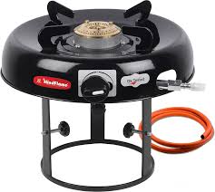 Hindflame Hero 1 Burner Cylinder Mounted Camping Outdoor Picnic Stainless Steel