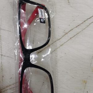 Square Unisex Spectacle Frame Men Women Red