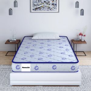 Homesick Bliss Dual Comfort Soft Hard 4 Inch Single High Density Foam Mattress 72 Inch X 36 Inch
