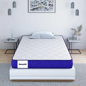 Homesick Starline Dual Plus Soft Hard 4 Inch Single Pu Foam Mattress White Colour 72 Inch X 36 Inch