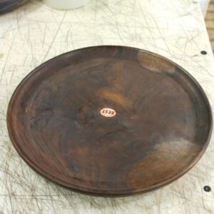 Brown Sheesham Wooden Plates 12 Inch