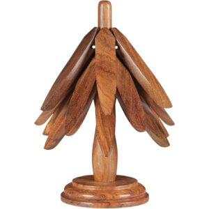 Wooden Trivets For Hot Dishes Tree Shape Trivet Set Coaster For Teapot Hot Pots