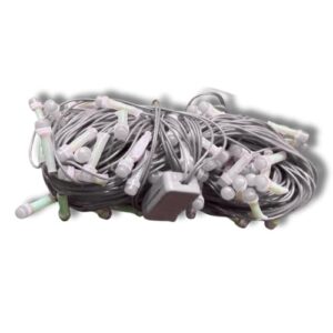 14 Led 5M White Rice Fairy String Light With White Wire