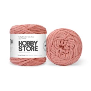 Bulky Chenille Yarn By Hobby Store Dried Rose
