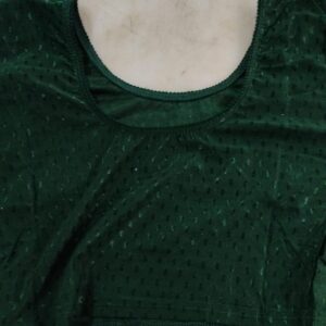 Women Blouse Color Green Size M
