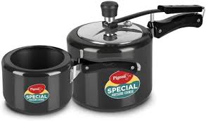 Pigeon Special Cooker Combo 2 And 3 Ltr Inner Lid Black