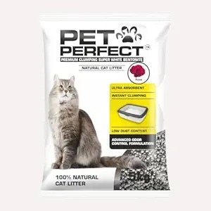 Pet Perfect Round Scoopable Bentonite Cat Litter Rose Fragrance 5Kg