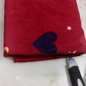 Double Bed Sheet Red Colour