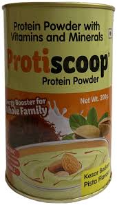 Protiscoop Protein Powder Kesar And Pista Flavour