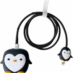 Prolet Cartoon Silicone Charger Case For Iphone 18W 20W Adapter