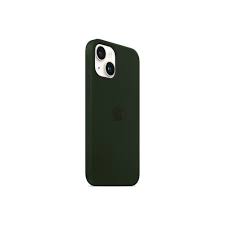 Treemoda Dark Green Silicone Flexible Back Case Iphone 15