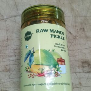 Vediko Origins Raw Mango Pickle Lemon Pickle Green Chilli Pickle 120Gm