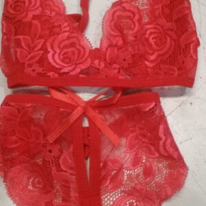 Women Babydoll Nightwear Lingerie Panty Woman Night Dress Red Color Size 28