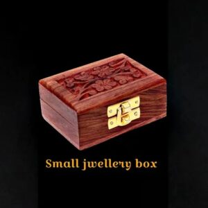 Wooden Small Storage Box For Jewellery