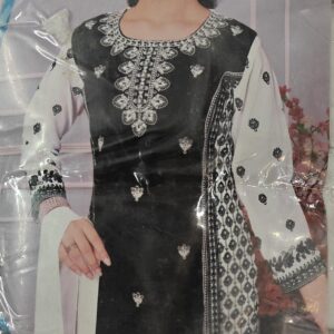 Kurti Set For Women Black And White Size 24