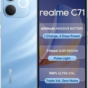 Realme C71 Sea Blue || 4GB/ 64GB || with Box and Charger || IMEI 867121088887050
