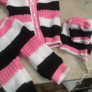 Kids Woolen Set Multicolor For 0 To 6 Months Kids