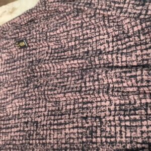 Black And Pink Printed Full Sleeve T Shirt For Men Size L