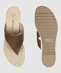 Hush Puppies Womens Wedge Heel Sandal Brown Colour Size 7