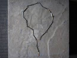 Fashion Frill Exclusive Silver Chain For Men Rise Design Stainless Steel Black Silver