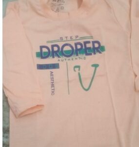 Light Orange Color Shirt For Kids Size 26