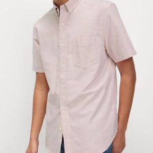 Ms Men Yellow Ultimate Pure Cotton Oxford Shirt Size S