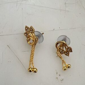 Women Earring Set Golden Colour Pack Of 4