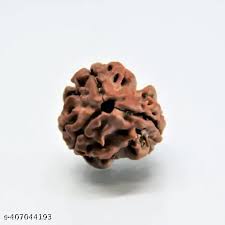Brown Color 3 Mukhi Rudraksha Mala For Unisex