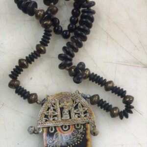 Indo Western Black Beads Necklace For Unisex Pack Of 1