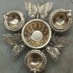Antique Metal Diya Set For Diwali Decoration