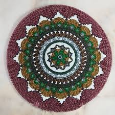 Mandir Pooja Knit Mat Thread Veda Designer