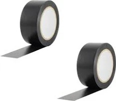 Imation Bijli Tape 4Pcs Self Adhesive Pvc Electrical Insulation Tape Pack Black 0 Point 125 X 18 Mm